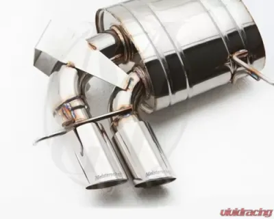 Meisterschaft Stainless GT Racing Axle Back Muffler 2x83mm Tips BMW 135i E82 | E88 08-13 - BM0121201