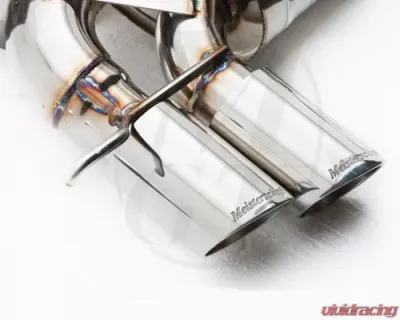 Meisterschaft Stainless GT Racing Axle Back Muffler 2x83mm Tips BMW 135i E82 | E88 08-13 - BM0121201