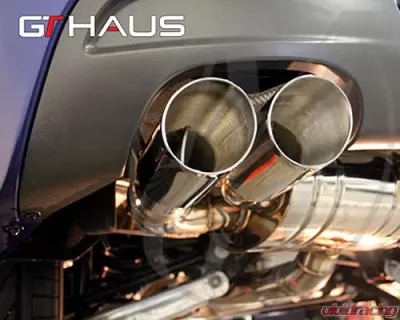 Meisterschaft Stainless GT Racing Axle Back Muffler 2x83mm Tips BMW 135i E82 | E88 08-13 - BM0121201