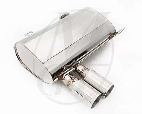 Meisterschaft Stainless HP Touring Axle Back Muffler BMW 320i/xi Sedan / Wagon 05-11 - BM0311101