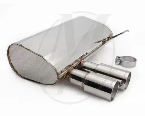 Meisterschaft Stainless HP Touring Axle Back Muffler BMW 328i/xi Sedan / Wagon 06-11 - BM0331101