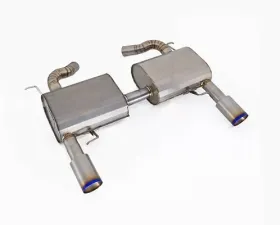 Meisterschaft Titanium GT Racing Axle Back Muffler 2x102mm Tips BMW 335i/xi Coupe / Convertible 06+