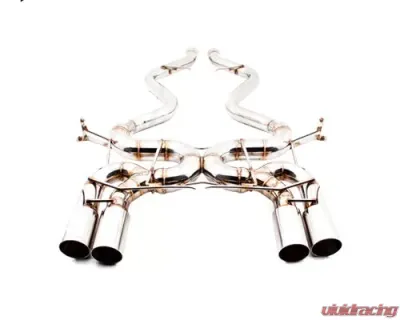 Meisterschaft Titanium Super GT Track Edition Exhaust System with 4x83mm Round Split Tips BMW E93 M3 08-13 - BM0522405