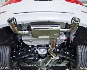 Meisterschaft Stainless GTC Axle Back Muffler 2x102mm Tips BMW 335i/xi Sedan / Wagon 12-15