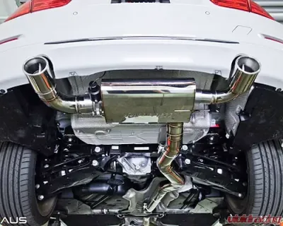 Meisterschaft Stainless GTC Axle Back Muffler 2x102mm Tips BMW 335i/xi Sedan / Wagon 12-15 - BM0611603