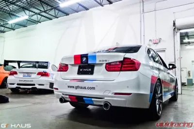 Meisterschaft Stainless GTC Axle Back Muffler 2x102mm Tips BMW 335i/xi Sedan / Wagon 12-15 - BM0611603