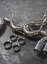 Meisterschaft Stainless GTC Axle Back Muffler 4x90mm Tips BMW 335i | xi Sedan | Wagon 12-15                                     - BM0611605 - Image 2