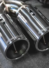 Meisterschaft Stainless GTC Axle Back Muffler 4x90mm Tips BMW 335i | xi Sedan | Wagon 12-15                                     - BM0611605 - Image 3