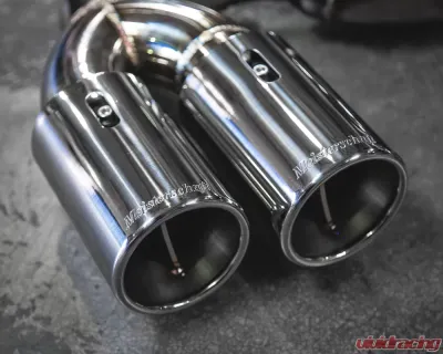 Meisterschaft Stainless GTC Axle Back Muffler 4x90mm Tips BMW 335i | xi Sedan | Wagon 12-15 - BM0611605