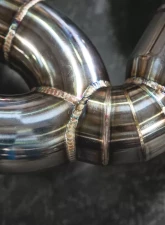 Meisterschaft Stainless GTC Axle Back Muffler 4x90mm Tips BMW 335i | xi Sedan | Wagon 12-15                                     - BM0611605 - Image 4