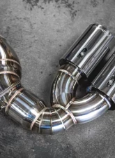Meisterschaft Stainless GTC Axle Back Muffler 4x90mm Tips BMW 335i | xi Sedan | Wagon 12-15                                     - BM0611605 - Image 5