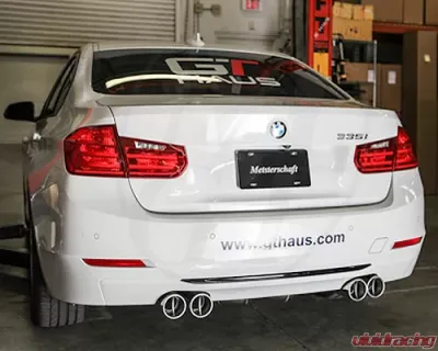 Meisterschaft Stainless GTC Axle Back Muffler 4x90mm Tips BMW 335i | xi Sedan | Wagon 12-15 - BM0611605