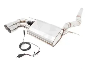 Meisterschaft Stainless GTC Axle Back Muffler 2x83mm Tips BMW 328i | xi Sedan | Wagon 12-16