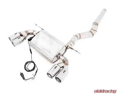 Meisterschaft Stainless GTC Axle Back Muffler 4x90mm Tips BMW 328i | xi Sedan | Wagon 12-16 - BM0631605