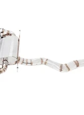 Meisterschaft Stainless GTC Axle Back Muffler 4x90mm Tips BMW 328i | xi Sedan | Wagon 12-16                                     - BM0631605 - Image 2