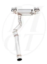 Meisterschaft Stainless GTC Axle Back Muffler 4x90mm Tips BMW 328i | xi Sedan | Wagon 12-16                                     - BM0631605 - Image 3