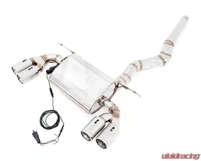 Meisterschaft Stainless GTC Axle Back Muffler 4x90mm Tips BMW 320D Sedan | Wagon 12-15 - BM0641605