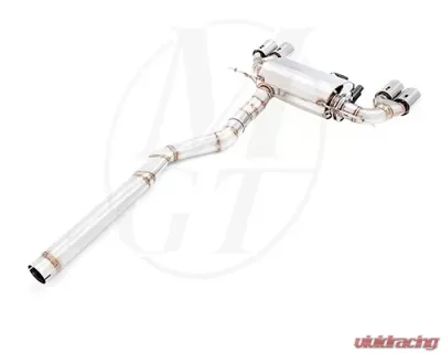 Meisterschaft Stainless GTC Axle Back Muffler 4x90mm Tips BMW 320D Sedan | Wagon 12-15 - BM0641605