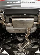 Meisterschaft Stainless GTC Axle Back Muffler 4x90mm Tips BMW 320D Sedan | Wagon 12-15                                     - BM0641605 - Image 7