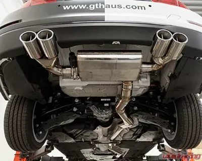 Meisterschaft Stainless GTC Axle Back Muffler 4x90mm Tips BMW 320D Sedan | Wagon 12-15 - BM0641605