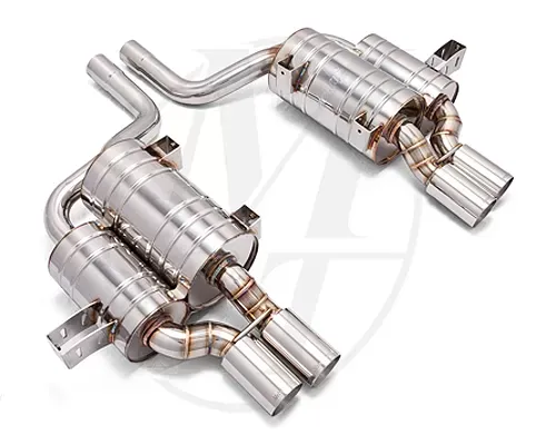 Meisterschaft Stainless GT Racing Axle Back Muffler BMW M5 Sedan E39 98-03 - BM0811204