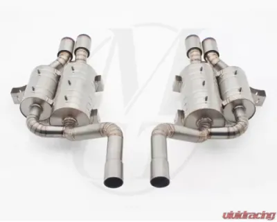 Meisterschaft Titanium GT2 Racing Axle Back Muffler BMW M5 Sedan E39 98-03 - BM0812304