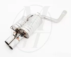 Meisterschaft Stainless GT Racing Axle Back Muffler BMW 545i Sedan 03-10