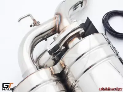 Meisterschaft Stainless GTC Axle Back Muffler 4x120x80mm Tips for BMW M5 2005-2010 - BM1011618