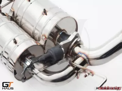 Meisterschaft Stainless GTC Axle Back Muffler 4x120x80mm Tips for BMW M5 2005-2010 - BM1011618