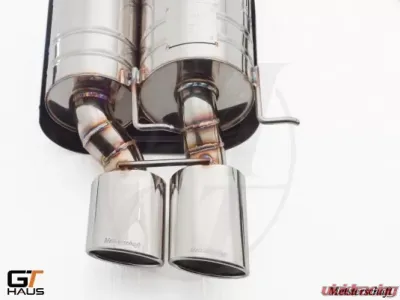 Meisterschaft Stainless GTC Axle Back Muffler 4x120x80mm Tips for BMW M5 2005-2010 - BM1011618