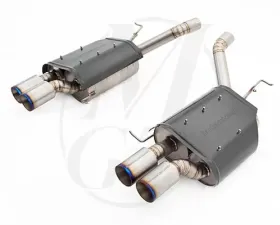 Meisterschaft Titanium GTS Ultimate Axle Back Muffler 4x90mm Tips BMW M5 Sedan / Wagon V10 05-10