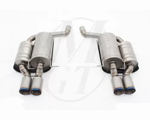 Meisterschaft Titanium GTS Ultimate Axle Back Muffler 4x120x80mm Tips BMW M5 Sedan / Wagon V10 05-10 - BM1012518