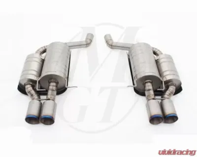 Meisterschaft Titanium GTS Ultimate Axle Back Muffler 4x120x80mm Tips BMW M5 Sedan / Wagon V10 05-10 - BM1012518