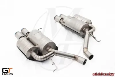 Meisterschaft Titanium GTS Ultimate Axle Back Muffler 4x120x80mm Tips BMW M5 Sedan / Wagon V10 05-10 - BM1012518