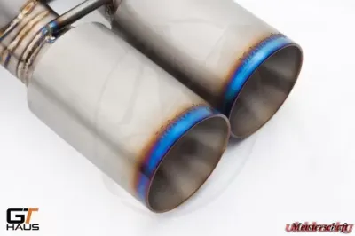 Meisterschaft Titanium GTS Ultimate Axle Back Muffler 4x120x80mm Tips BMW M5 Sedan / Wagon V10 05-10 - BM1012518