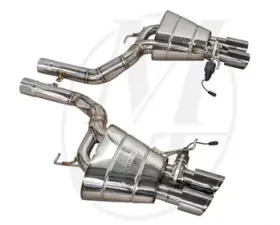 Meisterschaft Stainless GTS Ultimate Axle Back Muffler 4x90mm Tips BMW 550i Sedan F10 11+