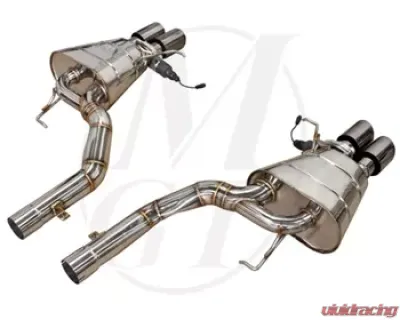 Meisterschaft Stainless GTS Ultimate Axle Back Muffler 4x90mm Tips BMW 550i Sedan F10 11+ - BM1131505