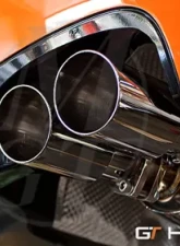Meisterschaft Stainless GTS Ultimate Axle Back Muffler 4x90mm Tips BMW 550i Sedan F10 11+                                     - BM1131505 - Image 4