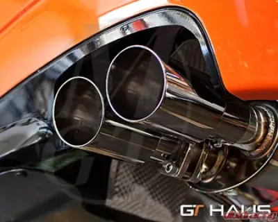 Meisterschaft Stainless GTS Ultimate Axle Back Muffler 4x90mm Tips BMW 550i Sedan F10 11+ - BM1131505