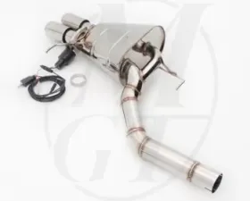 Meisterschaft Stainless GTC Axle Back Muffler 4x90mm Tips BMW 523i/528i Sedan F10 2011