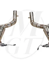 Meisterschaft Stainless GTC Axle Back Muffler 4x90mm Tips BMW 550i Sedan F10 11+                                     - BM1131605 - Image 7