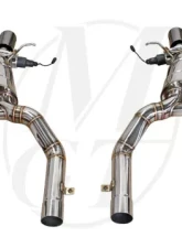 Meisterschaft Stainless GTC Axle Back Muffler 4x90mm Tips BMW 550i Sedan F10 11+                                     - BM1131605 - Image 3