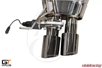 Meisterschaft Stainless GTC Axle Back Muffler 4x90mm Tips BMW 550i Sedan F10 11+ - BM1131605
