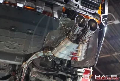Meisterschaft Stainless GTC Axle Back Muffler 4x90mm Tips BMW 550i Sedan F10 11+ - BM1131605