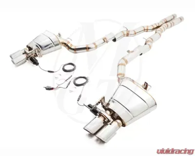 Meisterschaft Titanium GTC Axle Back Muffler 4x90mm Tips BMW 550i Sedan F10 11+ - BM1132605