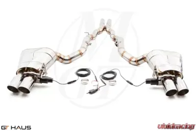 Meisterschaft Titanium GTC Axle Back Muffler 4x90mm Tips BMW 550i Sedan F10 11+ - BM1132605
