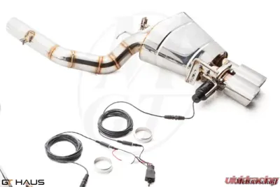 Meisterschaft Titanium GTC Axle Back Muffler 4x90mm Tips BMW 550i Sedan F10 11+ - BM1132605