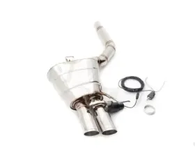 Meisterschaft Stainless Steel GTC EV Control Exhaust System with 2x83mm Round Split Tips BMW F10 5 Series 11-15