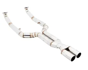 Meisterschaft Titanium Full Catback Bolt-On Pipe LXR w/Velocity Box BMW F10 M5 12-15