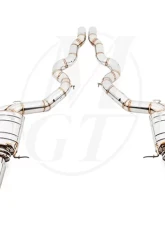 Meisterschaft Stainless GT Racing Axle Back Muffler 4x102mm Tips BMW M5 Sedan F10 12-15                                     - BM1211406 - Image 2